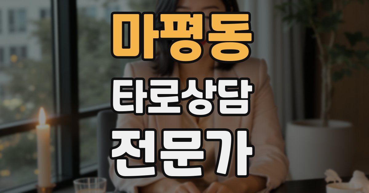 마평동 타로상담전문가 자격증