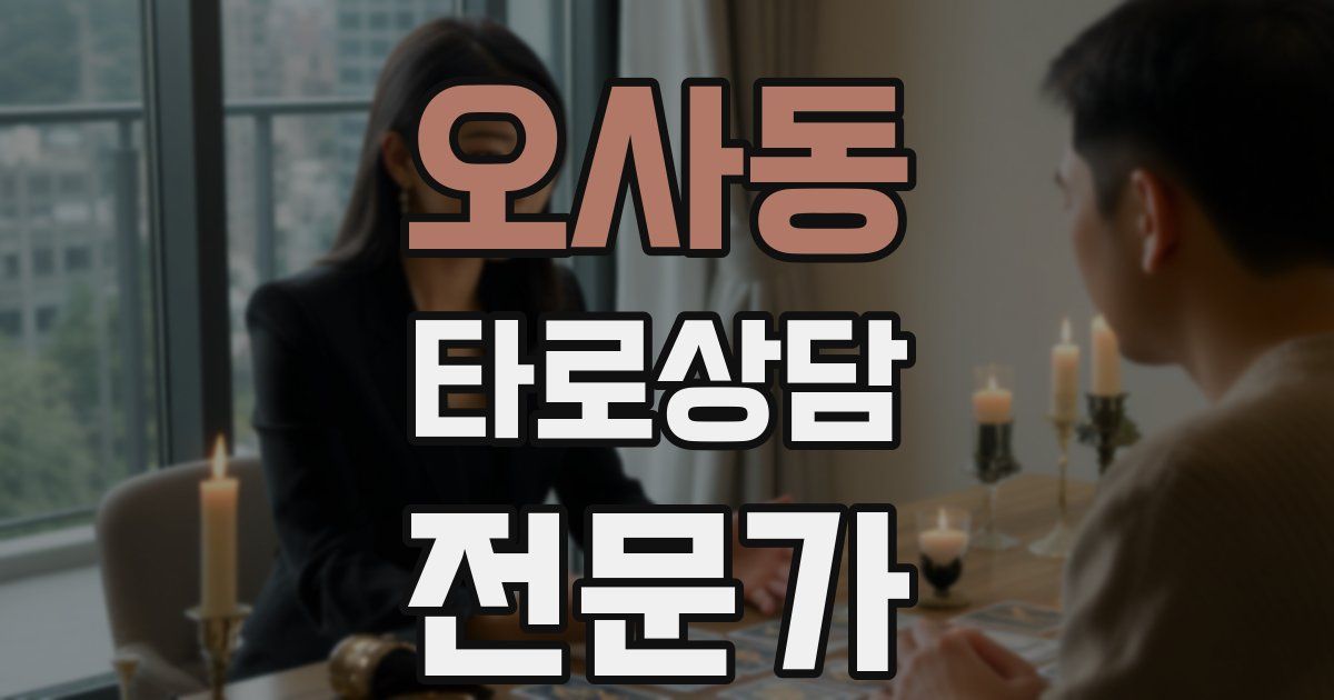 오사동 타로상담전문가 자격증