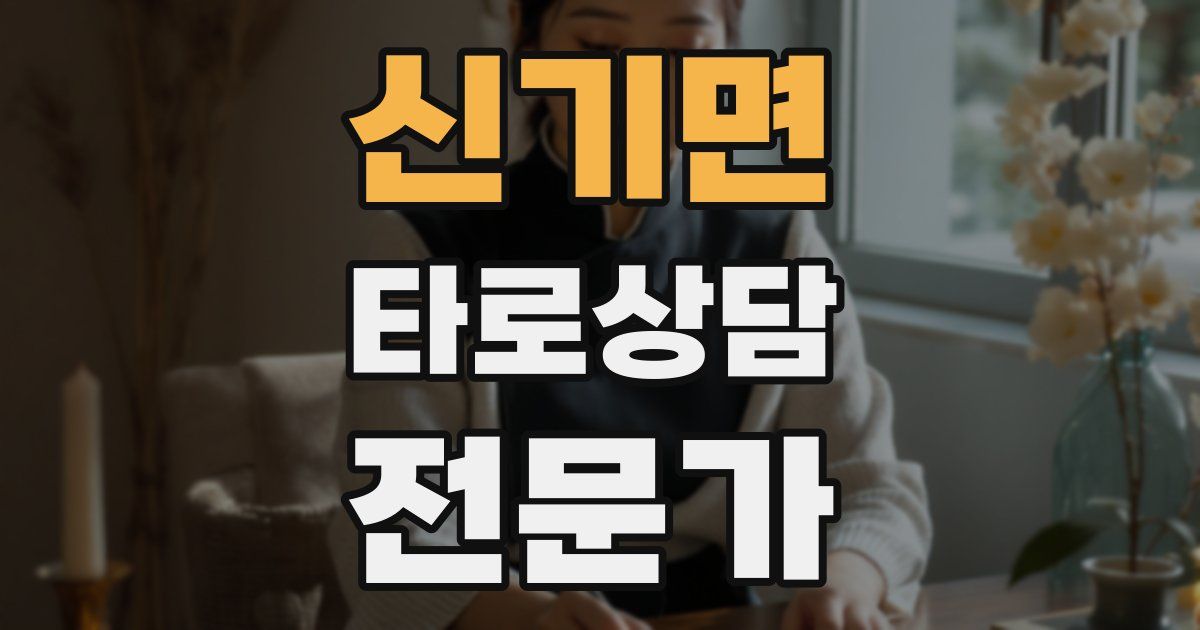 신기면 타로상담전문가 자격증
