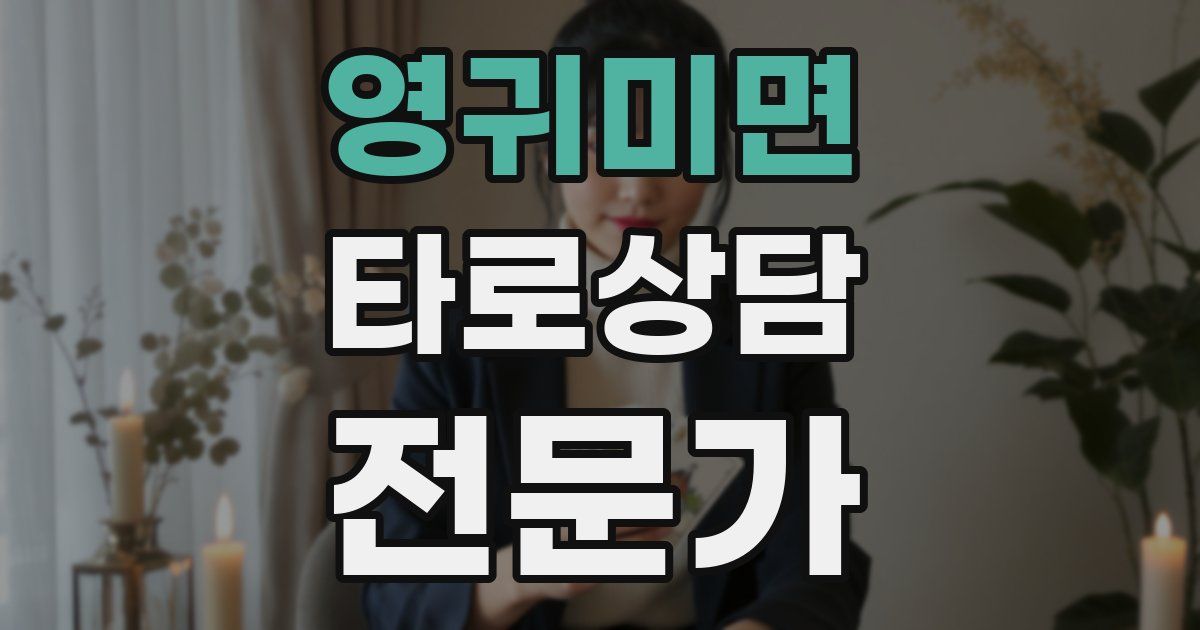 영귀미면 타로상담전문가 자격증
