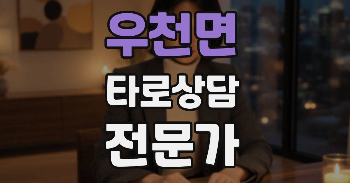 우천면 타로상담전문가 자격증