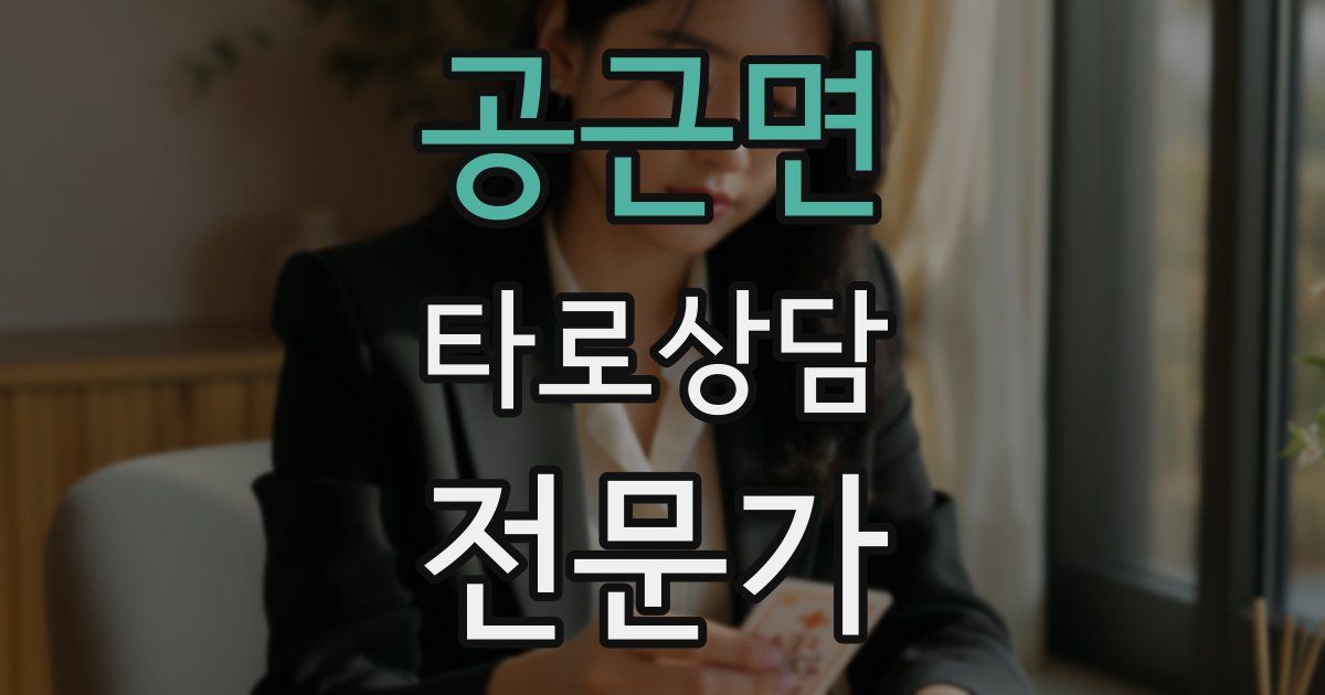 공근면 타로상담전문가 자격증