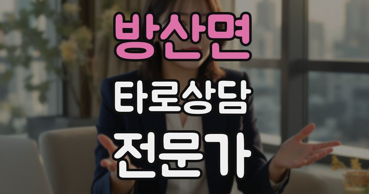 방산면 타로상담전문가 자격증