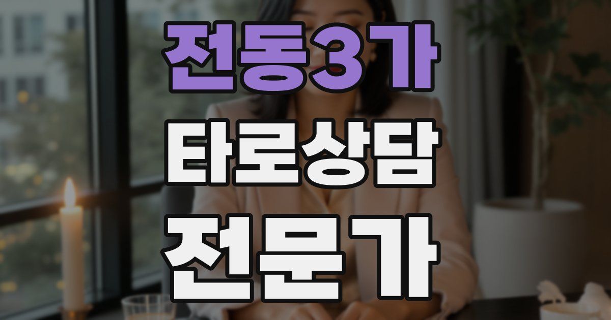 전동3가 타로상담전문가 자격증