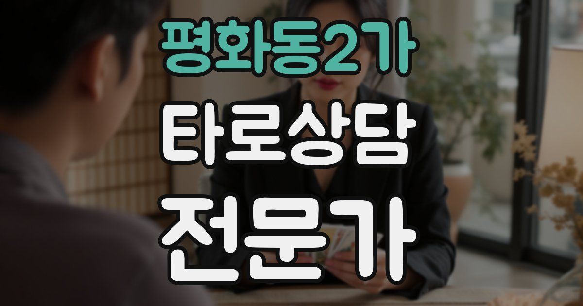 평화동2가 타로상담전문가 자격증
