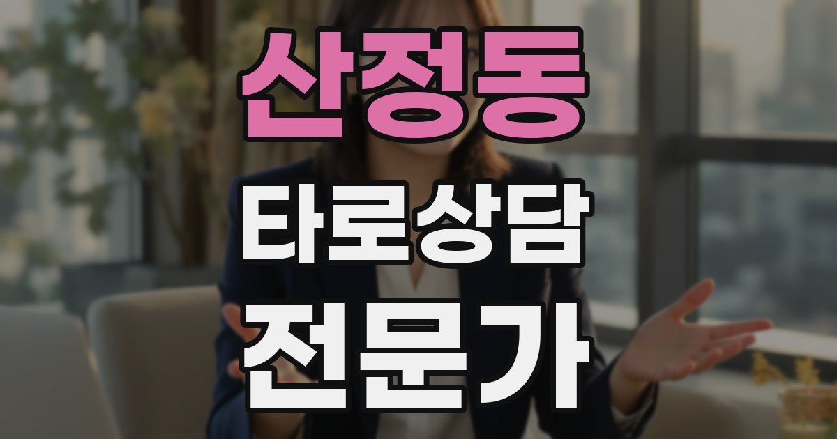 산정동 타로상담전문가 자격증