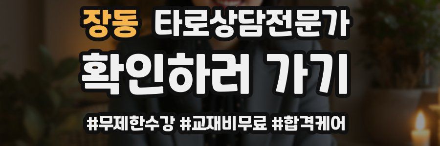 장동 타로상담전문가 자격증