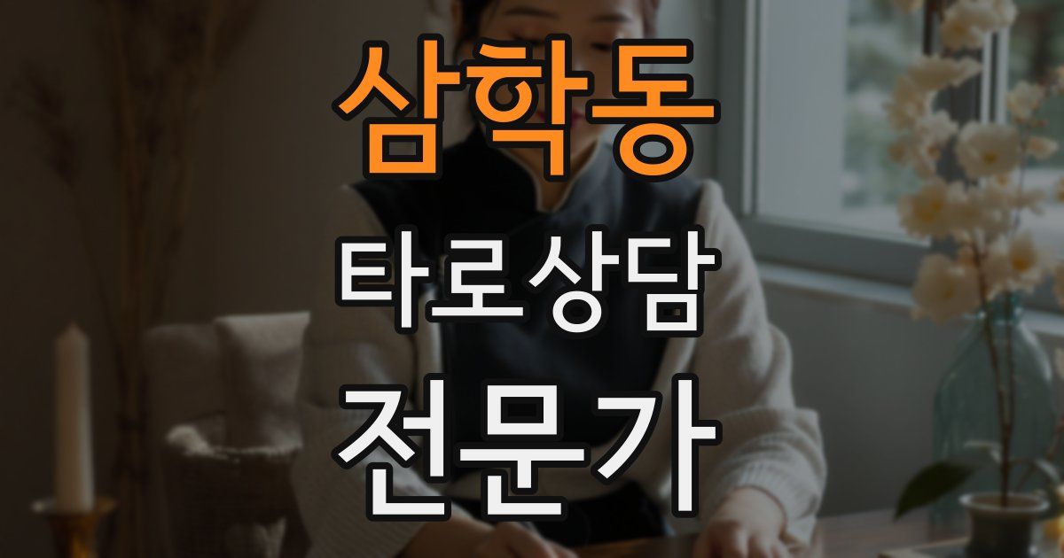 삼학동 타로상담전문가 자격증