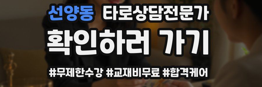 선양동 타로상담전문가 자격증