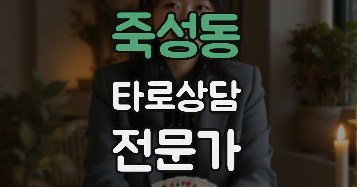 죽성동 타로상담전문가 자격증