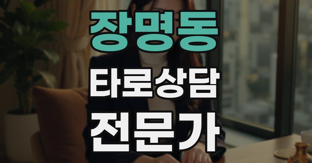 장명동 타로상담전문가 자격증