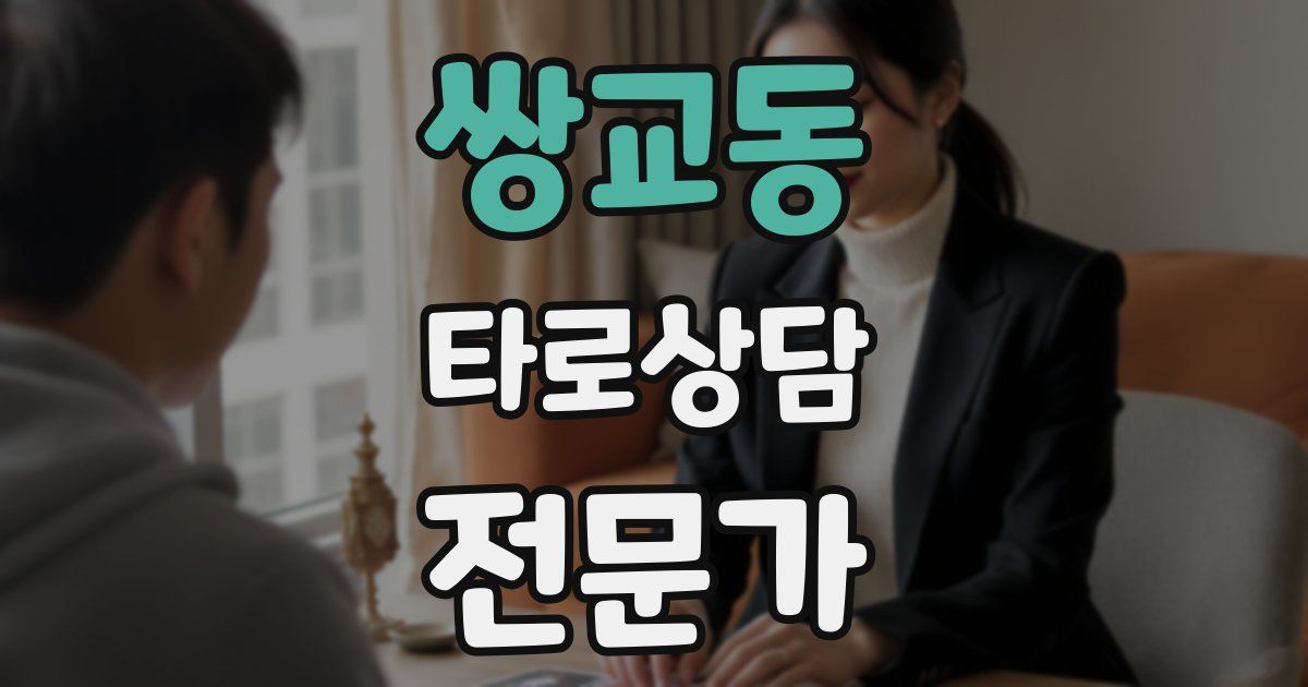 쌍교동 타로상담전문가 자격증
