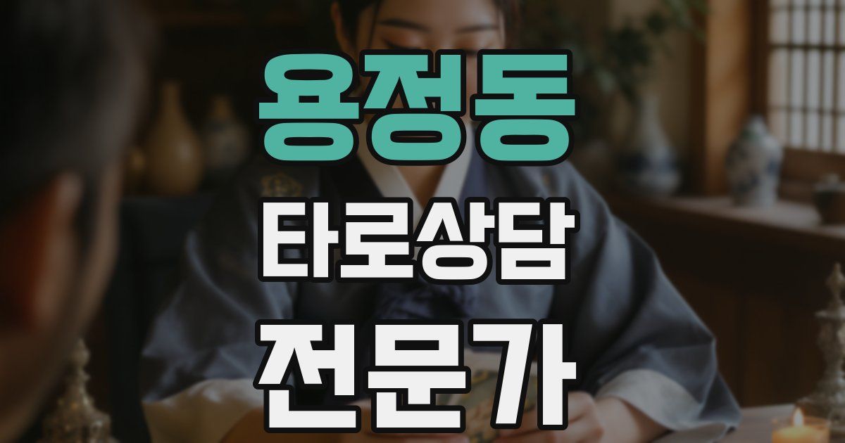 용정동 타로상담전문가 자격증