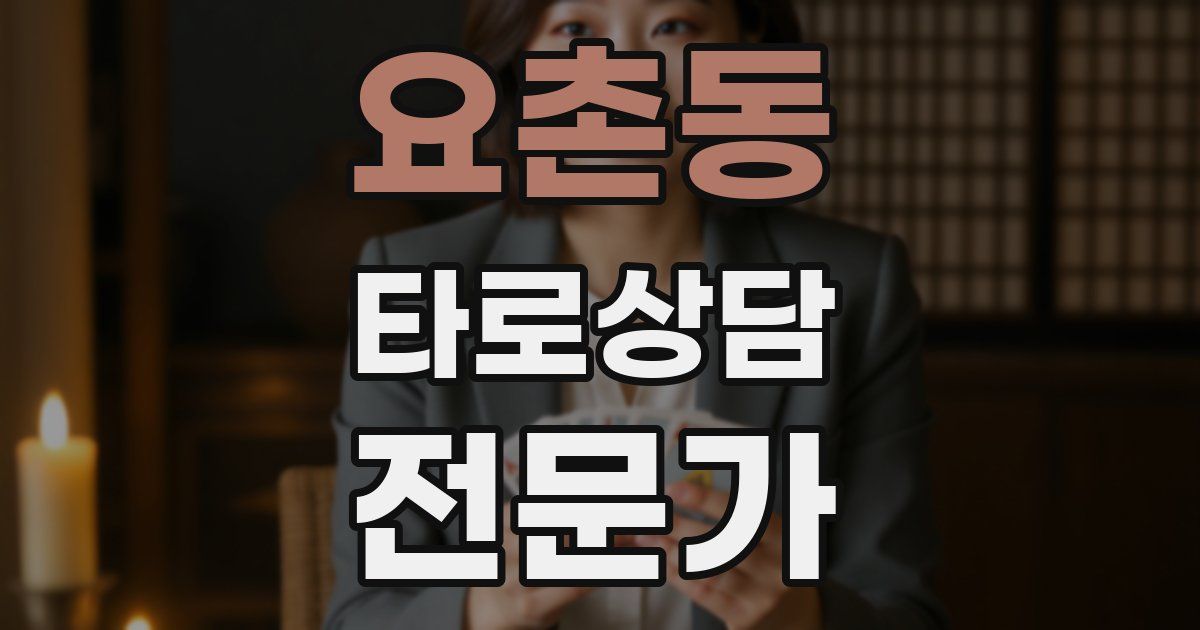 요촌동 타로상담전문가 자격증
