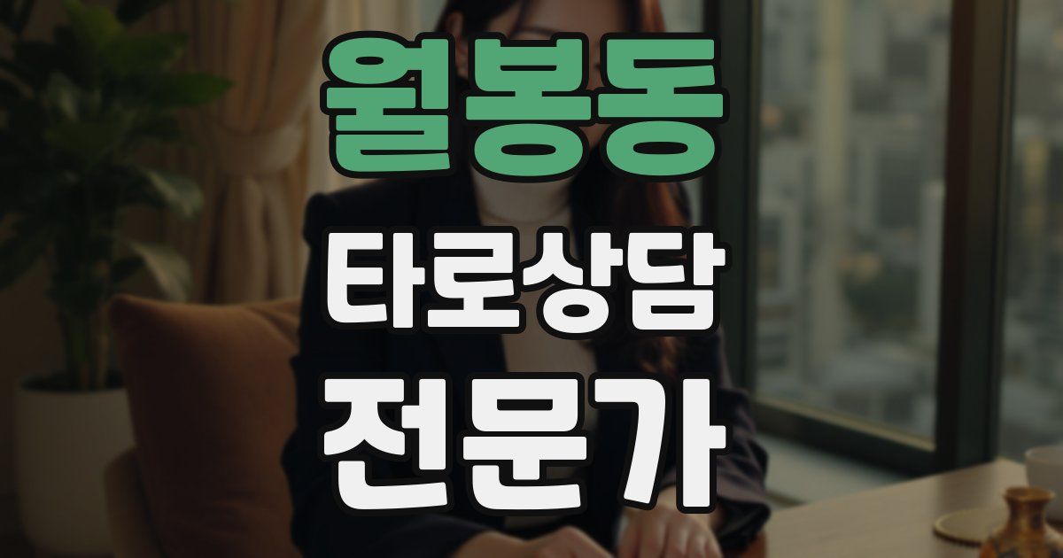 월봉동 타로상담전문가 자격증