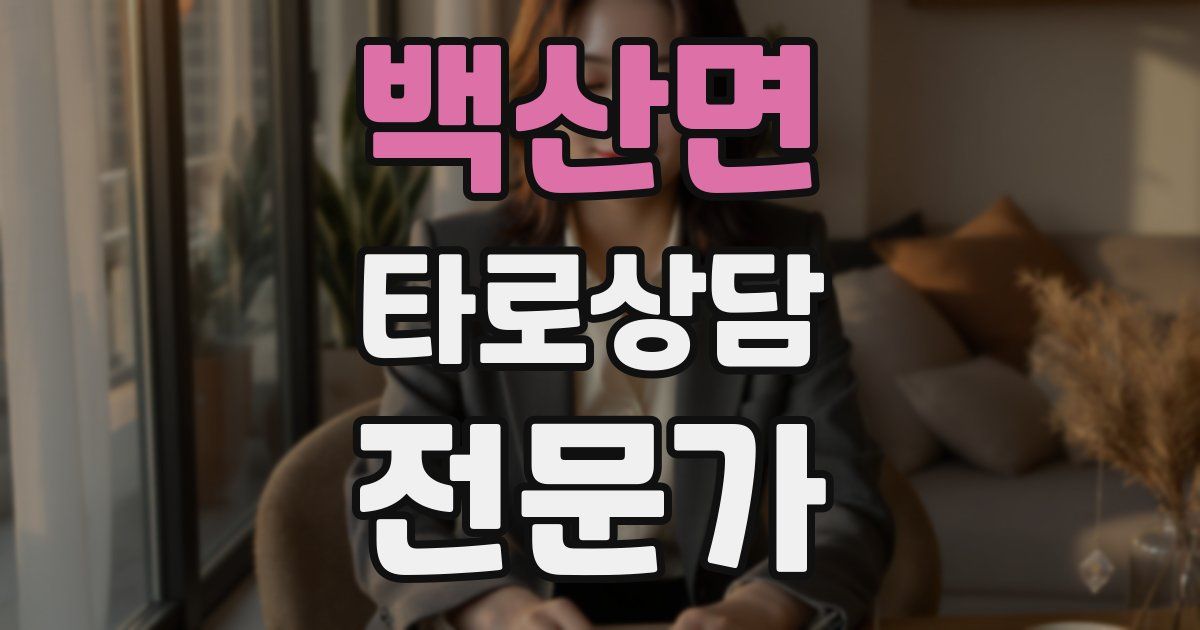 백산면 타로상담전문가 자격증