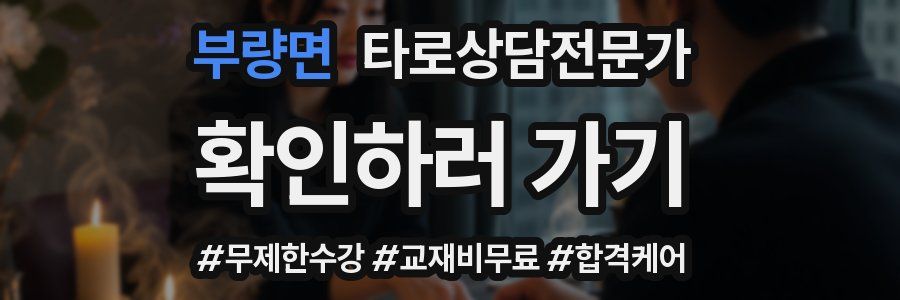 부량면 타로상담전문가 자격증