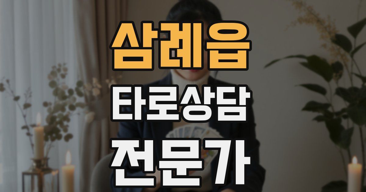 삼례읍 타로상담전문가 자격증