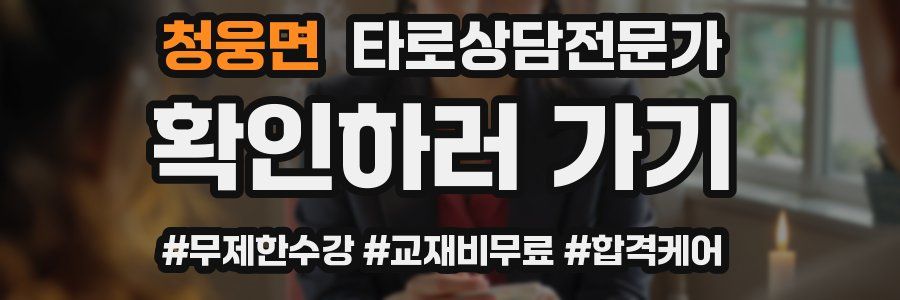 청웅면 타로상담전문가 자격증