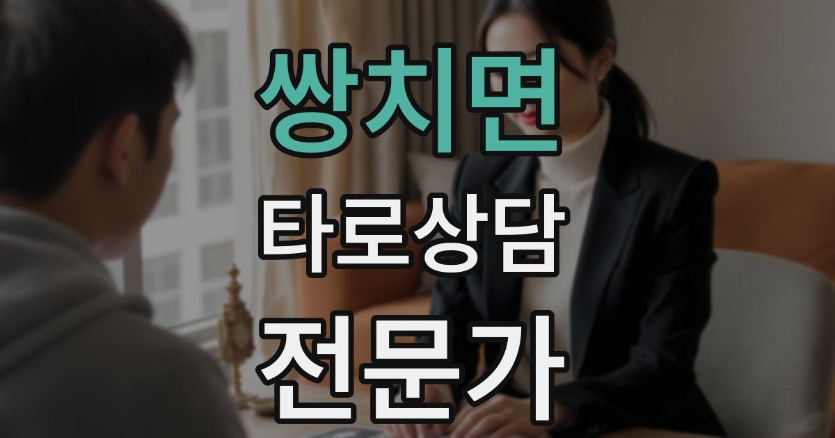 쌍치면 타로상담전문가 자격증