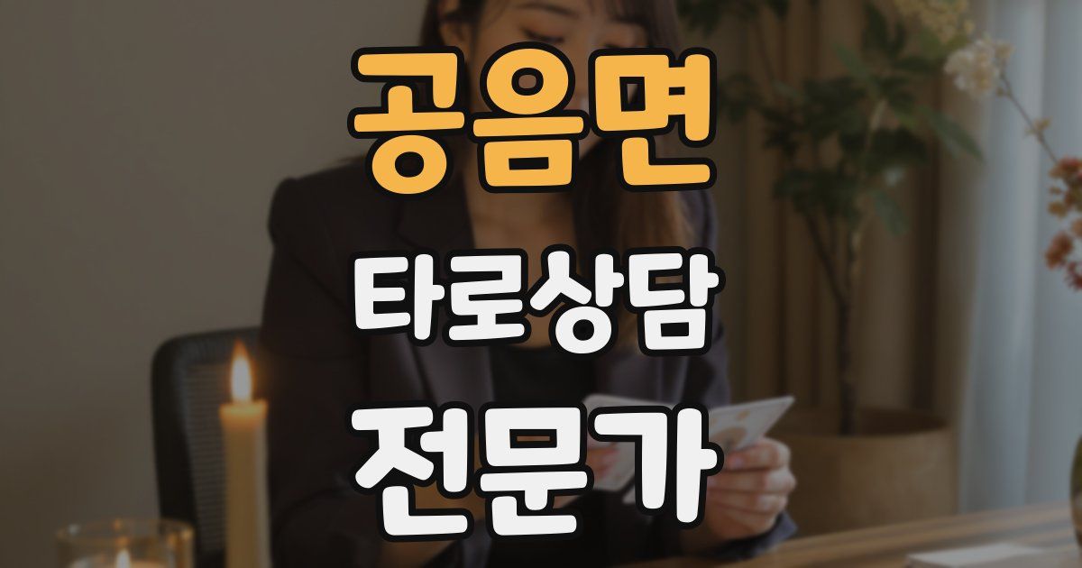 공음면 타로상담전문가 자격증