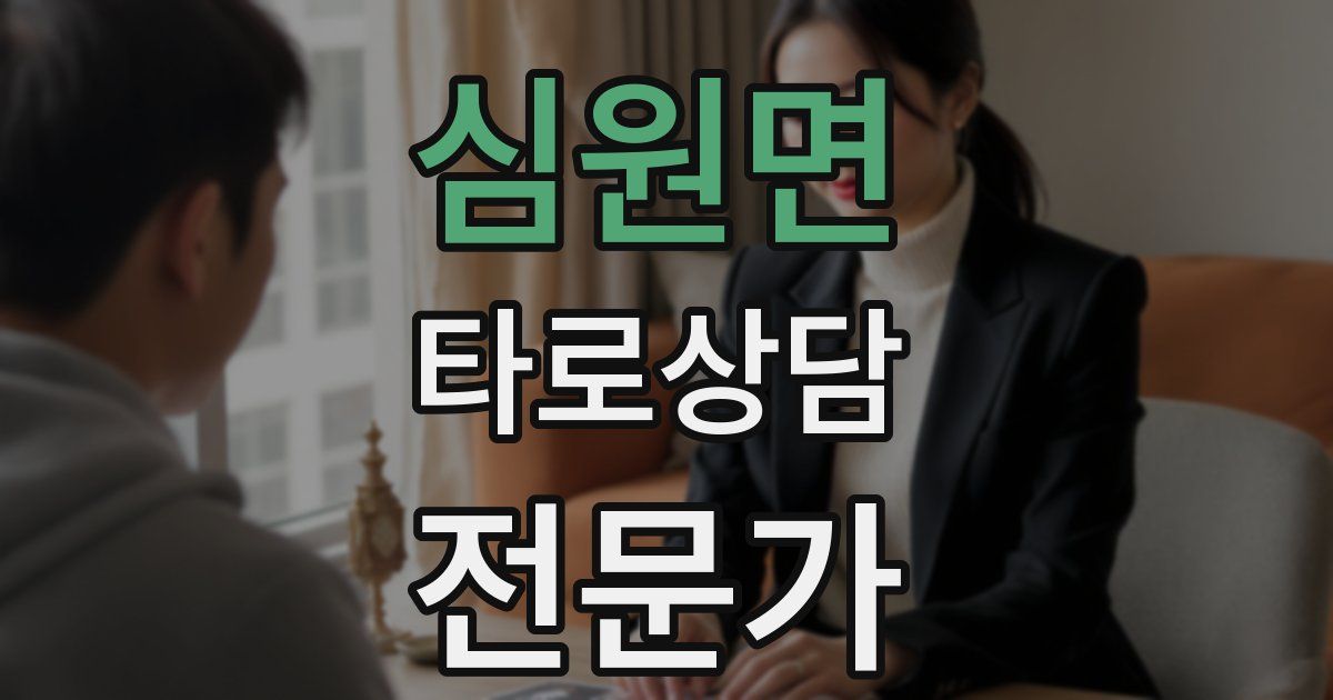 심원면 타로상담전문가 자격증