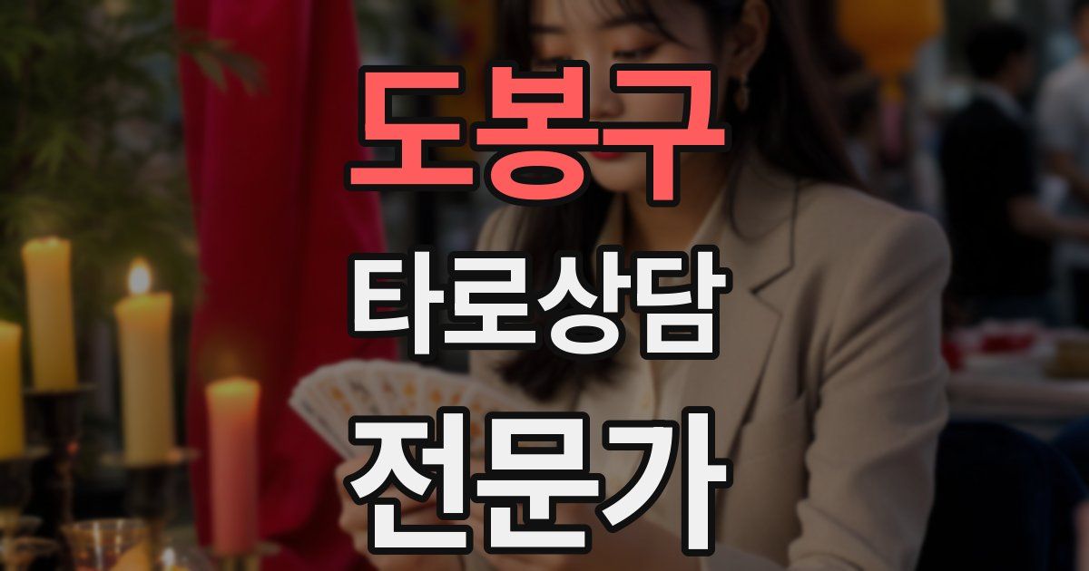 도봉구 타로상담전문가 자격증