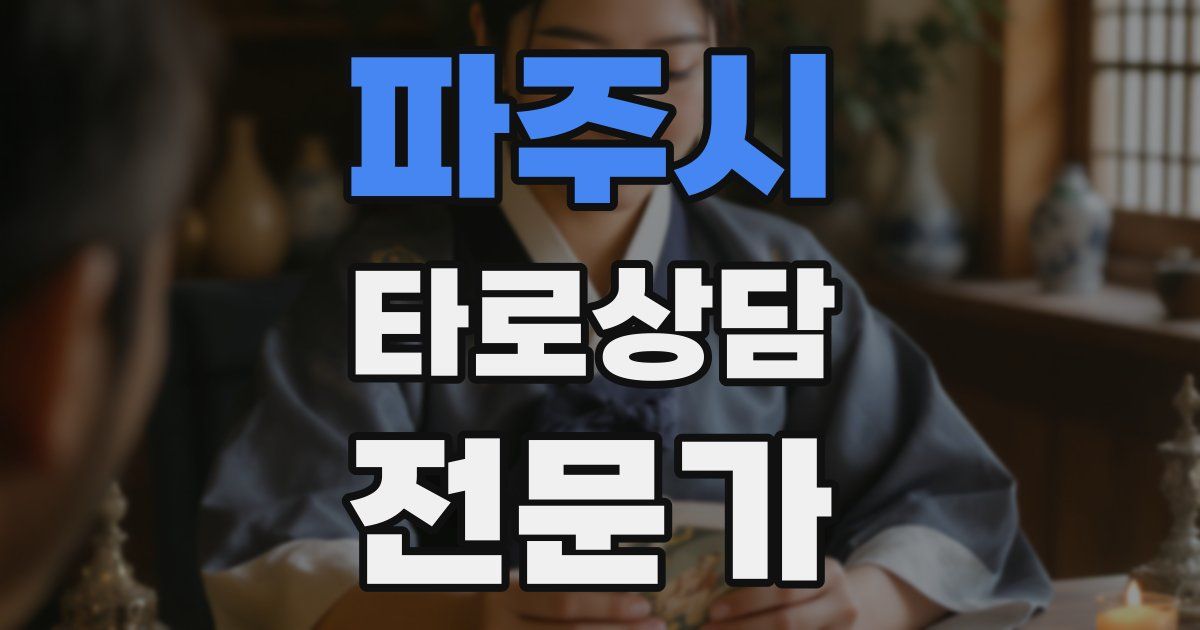 파주시 타로상담전문가 자격증