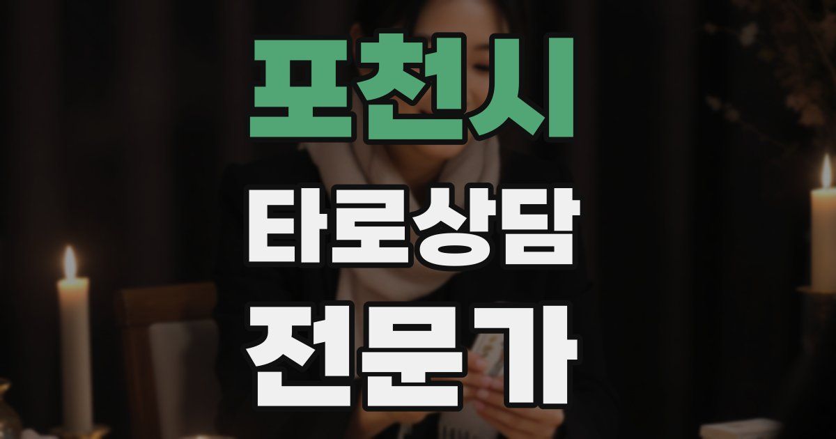 포천시 타로상담전문가 자격증