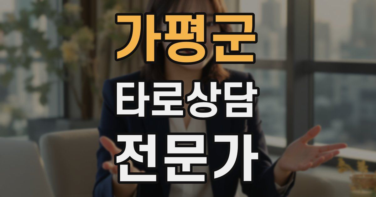 가평군 타로상담전문가 자격증