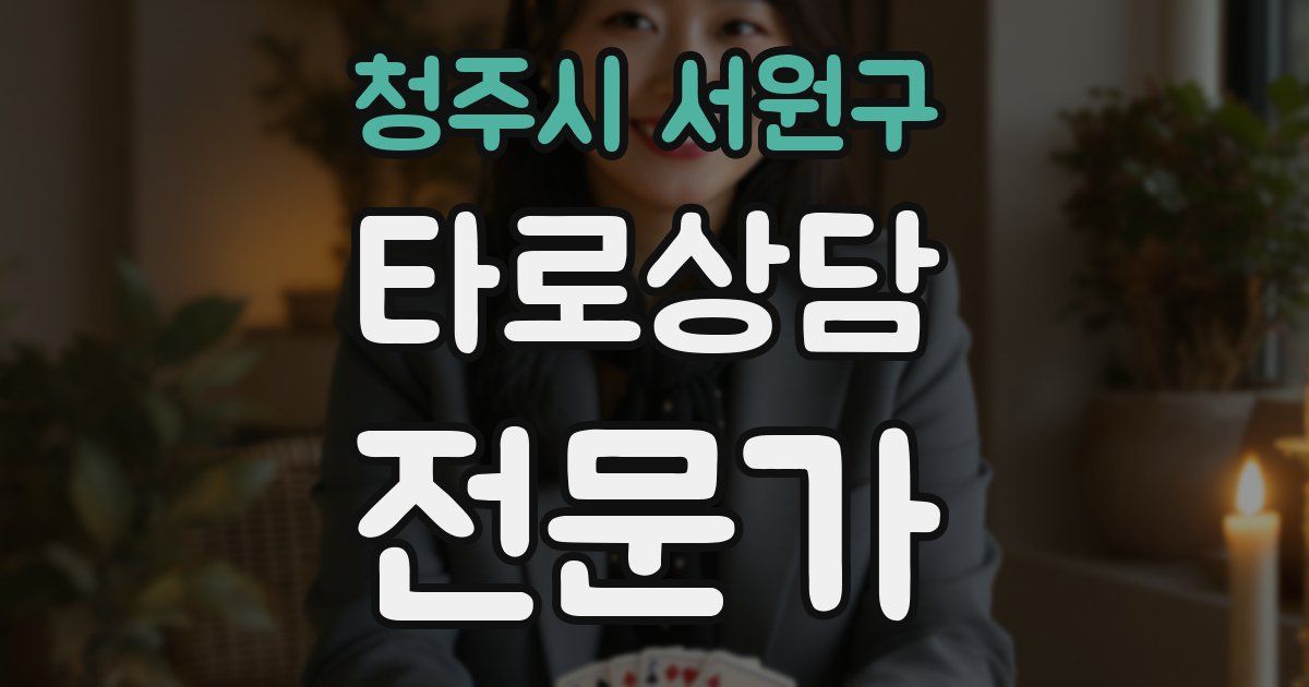 청주시 서원구 타로상담전문가 자격증