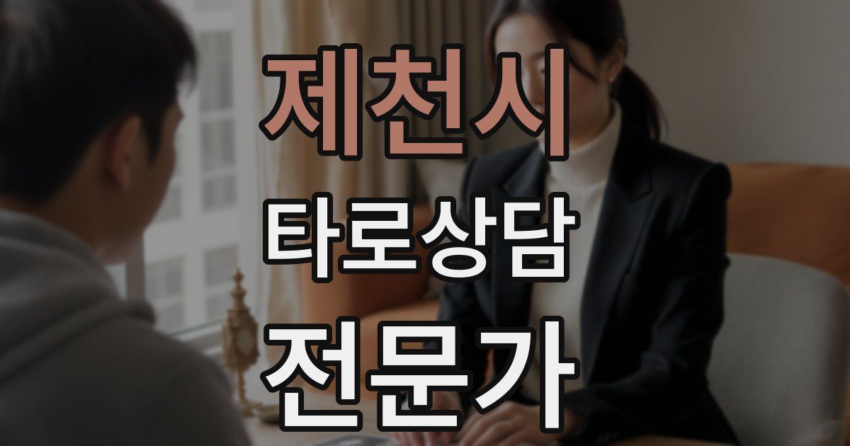 제천시 타로상담전문가 자격증