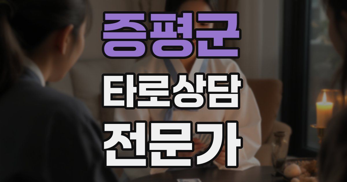 증평군 타로상담전문가 자격증