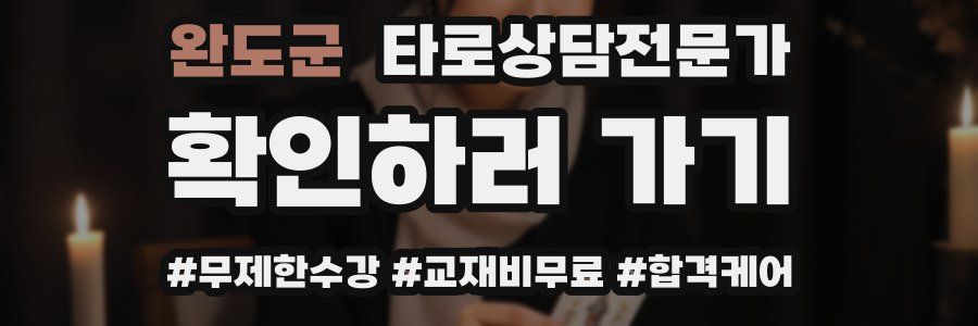 완도군 타로상담전문가 자격증