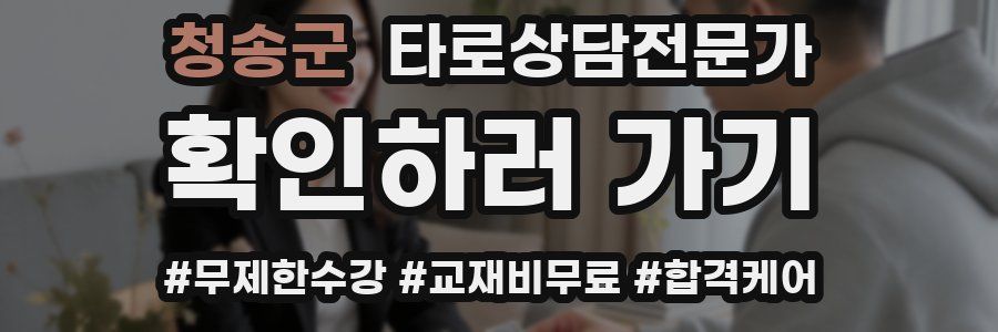 청송군 타로상담전문가 자격증