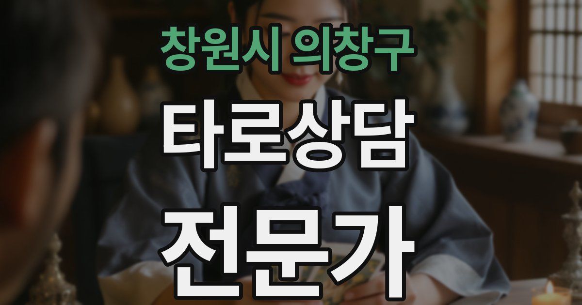 창원시 의창구 타로상담전문가 자격증