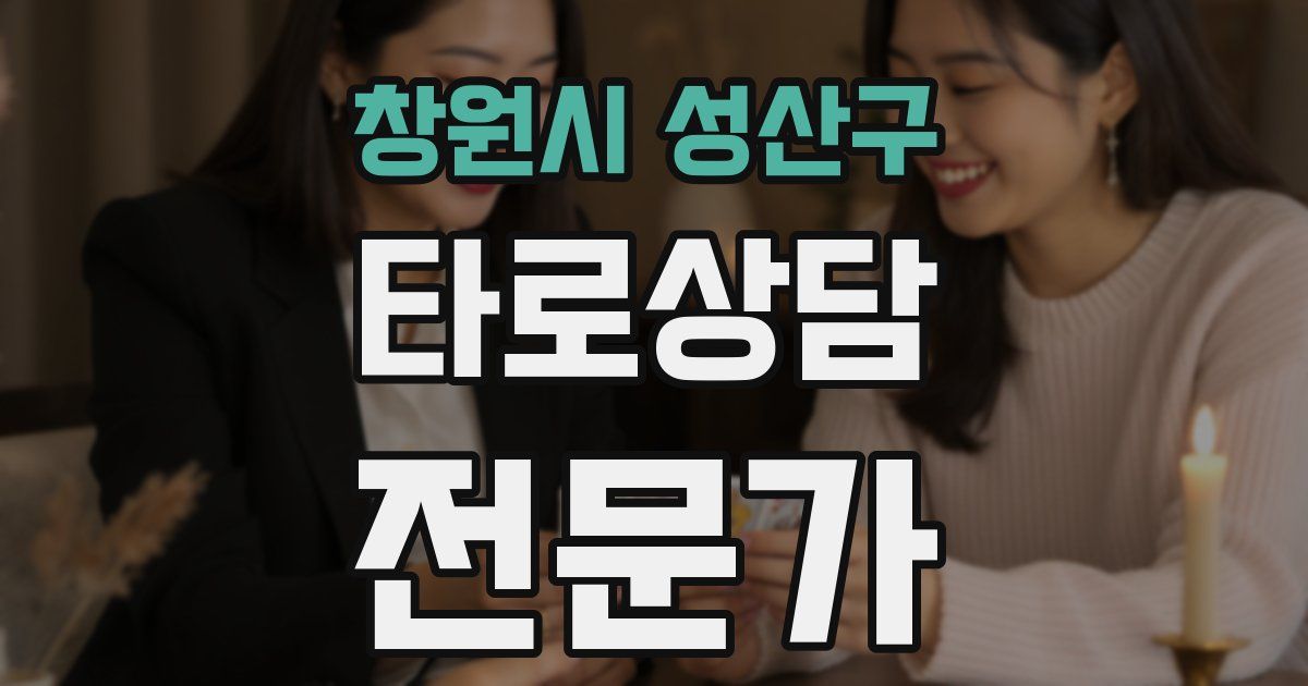 창원시 성산구 타로상담전문가 자격증