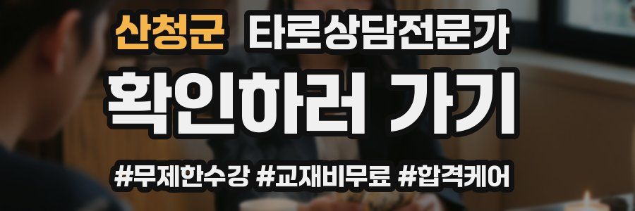 산청군 타로상담전문가 자격증
