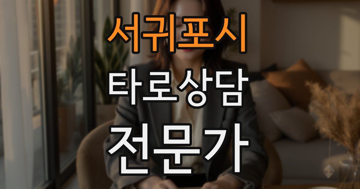 서귀포시 타로상담전문가 자격증