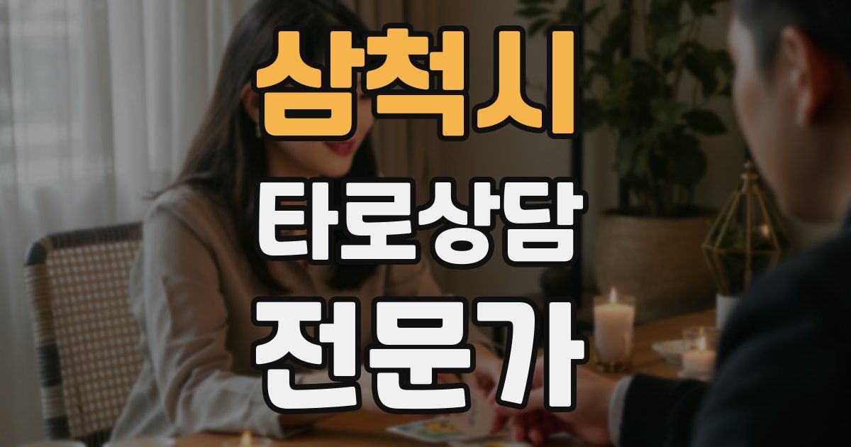 삼척시 타로상담전문가 자격증