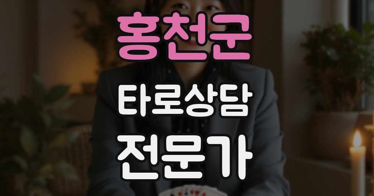 홍천군 타로상담전문가 자격증