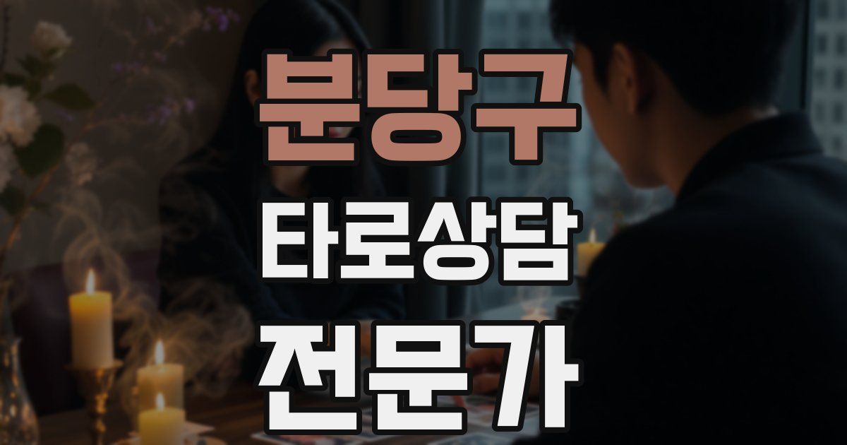 분당구 타로상담전문가 자격증