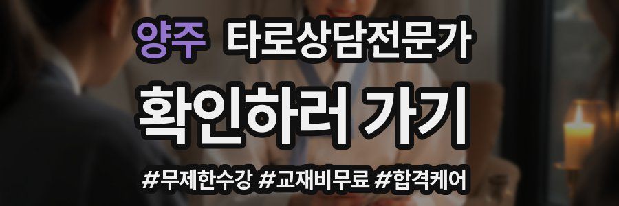 양주 타로상담전문가 자격증