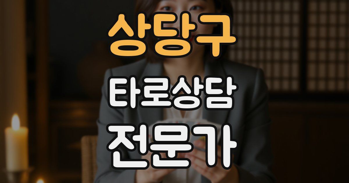 상당구 타로상담전문가 자격증