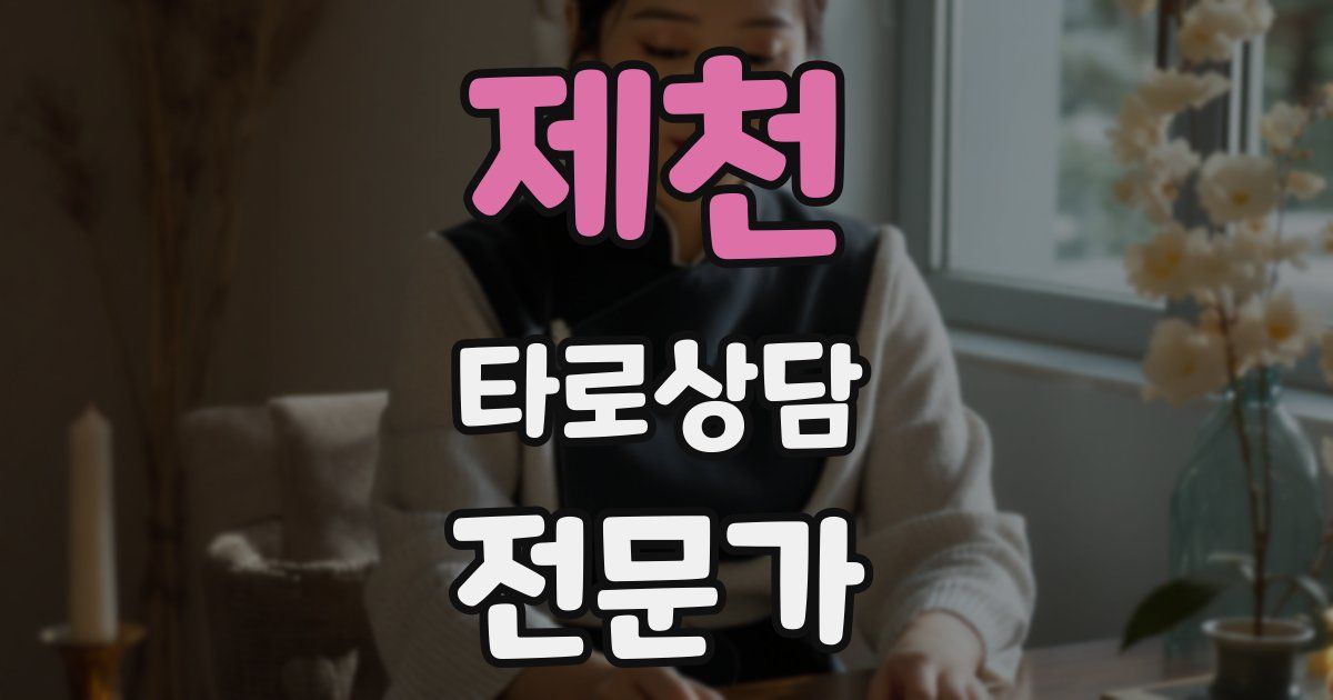 제천 타로상담전문가 자격증