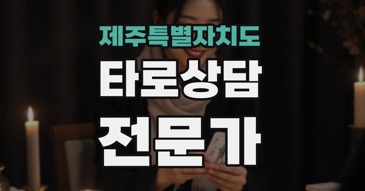 제주특별자치도 타로상담전문가 자격증