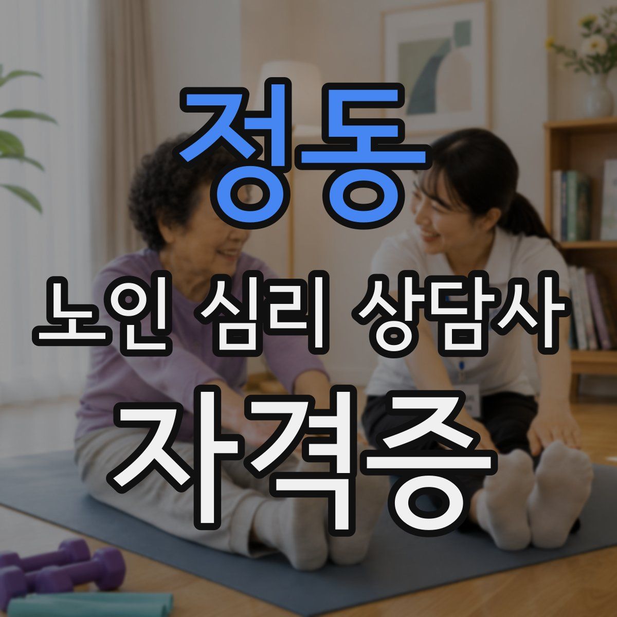 정동 노인 심리 상담사 자격증