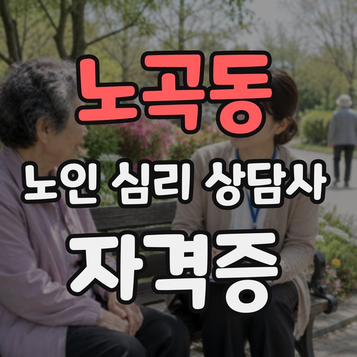 노곡동 노인 심리 상담사 자격증