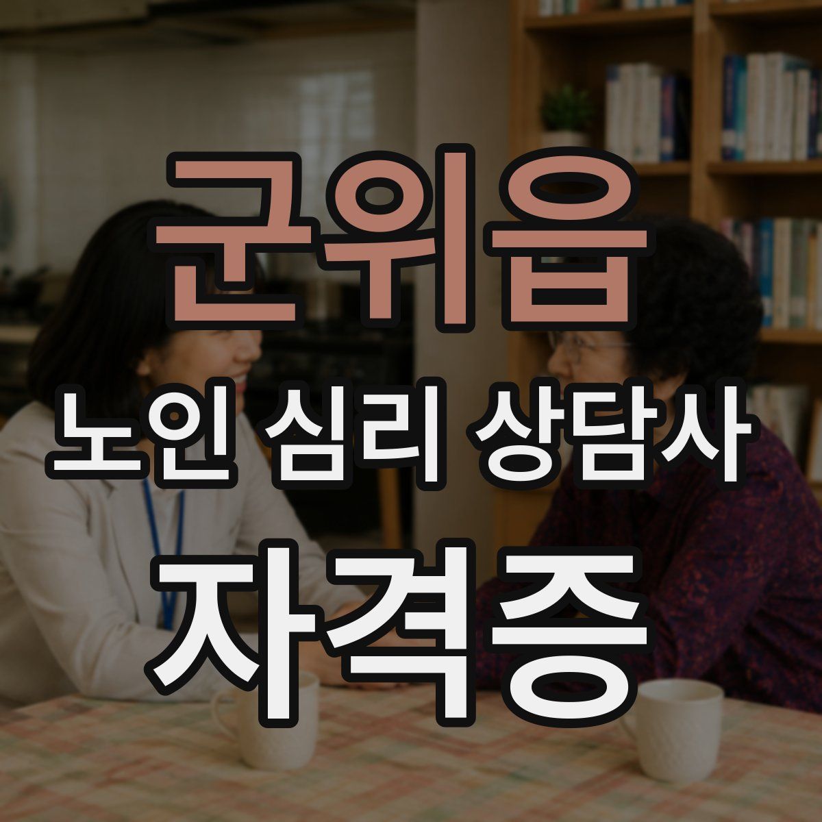 군위읍 노인 심리 상담사 자격증