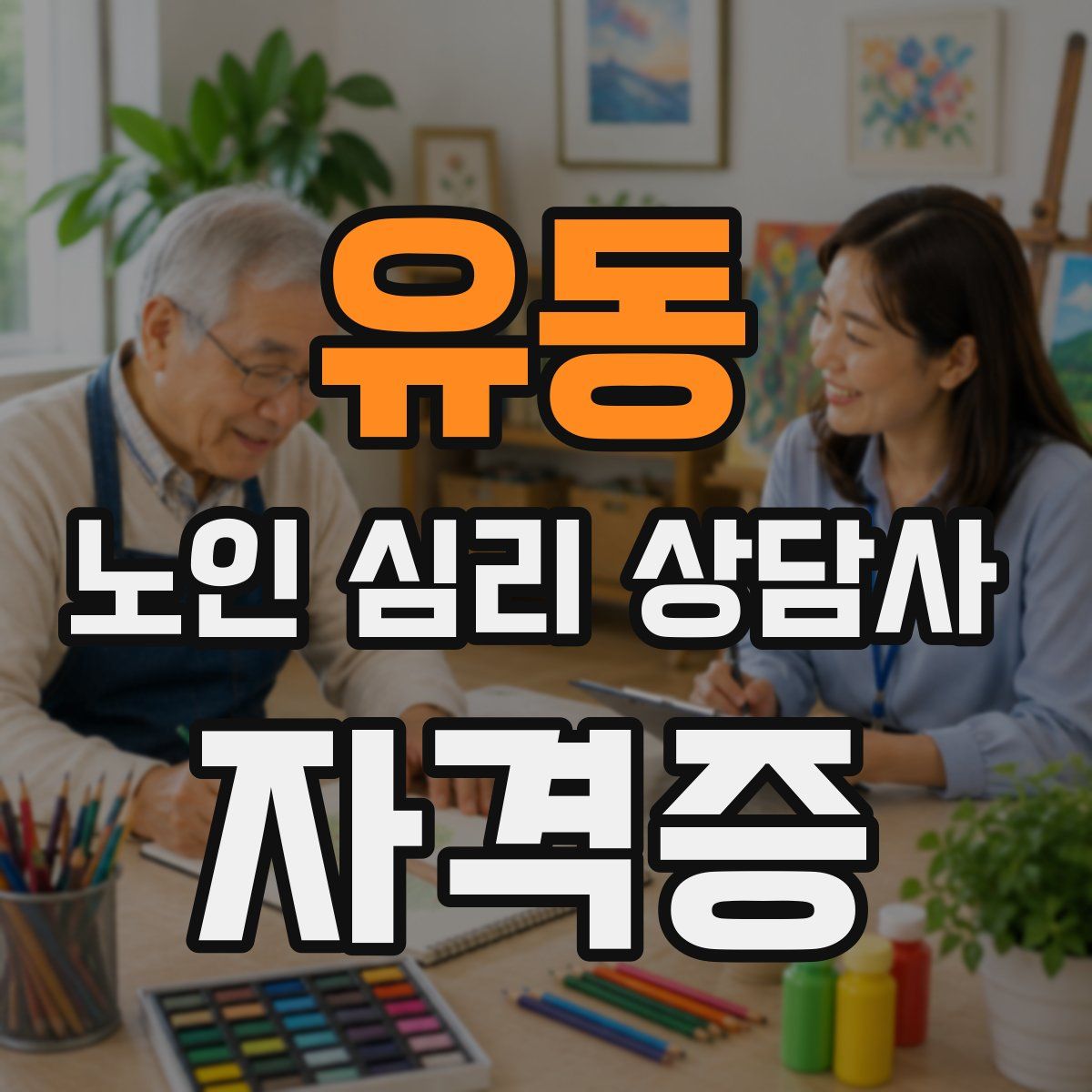 유동 노인 심리 상담사 자격증